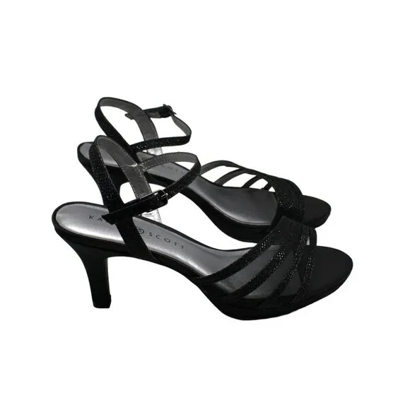 Karen Scott Black Sandals - Picture 3 of 8